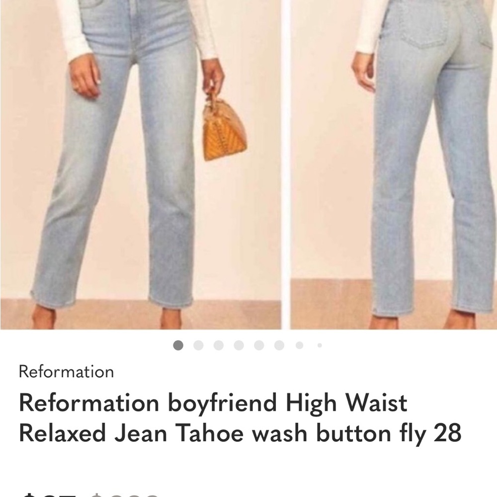 RESELLER BUNDLE: 6 Pairs of Woman’s Denim Jeans (Rag & Bone, Paige, Reformation) - Picture 4 of 8
